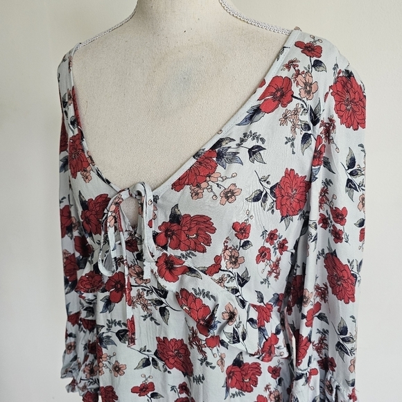 American Eagle Outfitters Floral Open Back Dress - Picture 4 of 11